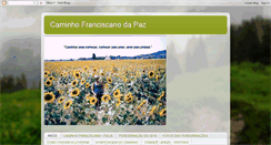 Desktop Screenshot of caminhofranciscanodapaz.org
