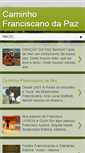 Mobile Screenshot of caminhofranciscanodapaz.org