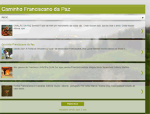Tablet Screenshot of caminhofranciscanodapaz.org